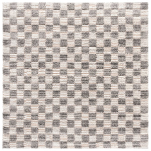 Safavieh Seattle Shag Area Rug - Luxurious Polyester Design In Elegant Ivory And Grey For Modern Spaces Ivory ,Grey Polyester Ste921f-28