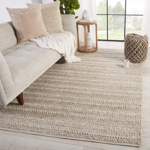 Jaipur Living Jaipur Living Nebula Handwoven Wool Viscose Rug Nordic Texture Neutral Bedroom Accent Beige 9'X12' RUG148668