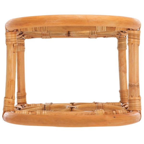 Safavieh Lyza Rattan Wine Rack - Handcrafted Coastal Charm For 6 Bottles, Ideal For Kitchen & Home Bars STG1800A