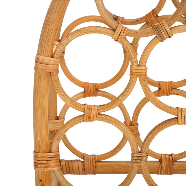 Safavieh Wilda Rattan Wine Rack - Handcrafted Natural Rattan Storage For Bottles - Stylish Coastal Décor Piece STG1801A