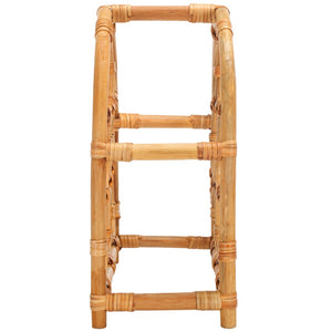 Safavieh Wilda Rattan Wine Rack - Handcrafted Natural Rattan Storage For Bottles - Stylish Coastal Décor Piece STG1801A