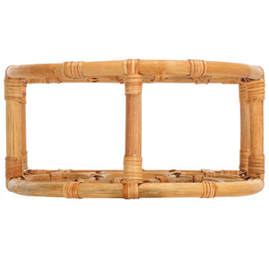 Safavieh Wilda Rattan Wine Rack - Handcrafted Natural Rattan Storage For Bottles - Stylish Coastal Décor Piece STG1801A