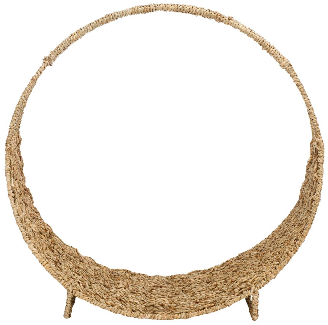 Milly Fruit Rack - Stylish Woven Seagrass Storage for a Coastal Kitche