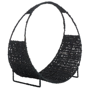 Safavieh Milly Vibrant Fruit Rack – Black Rattan Design To Organize, Style, And Elevate Your Kitchen Decor! Black Seagrass And Metal Stg1802b