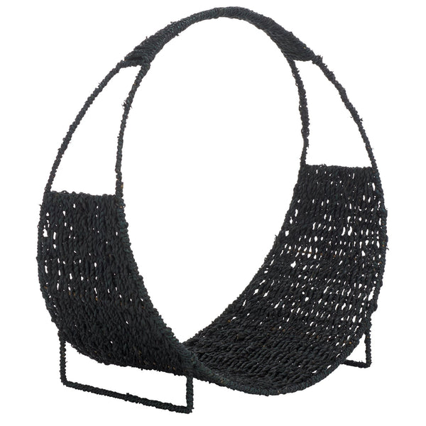 Safavieh Milly Vibrant Fruit Rack – Black Rattan Design To Organize, Style, And Elevate Your Kitchen Decor! Black Seagrass And Metal Stg1802b