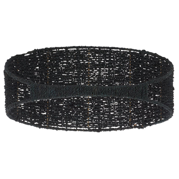 Safavieh Milly Vibrant Fruit Rack – Black Rattan Design To Organize, Style, And Elevate Your Kitchen Decor! Black Seagrass And Metal Stg1802b