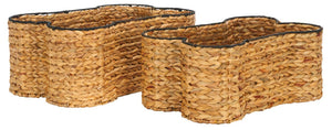 Safavieh Wulfric Set Of 2 Eco-Friendly Dog Bone Baskets - Stylish Storage For Toys, Blankets & More! STG1803A