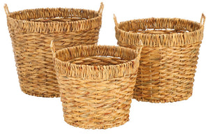 Safavieh Fenwick Set Of 3 Baskets Natural Rattan STG1807A