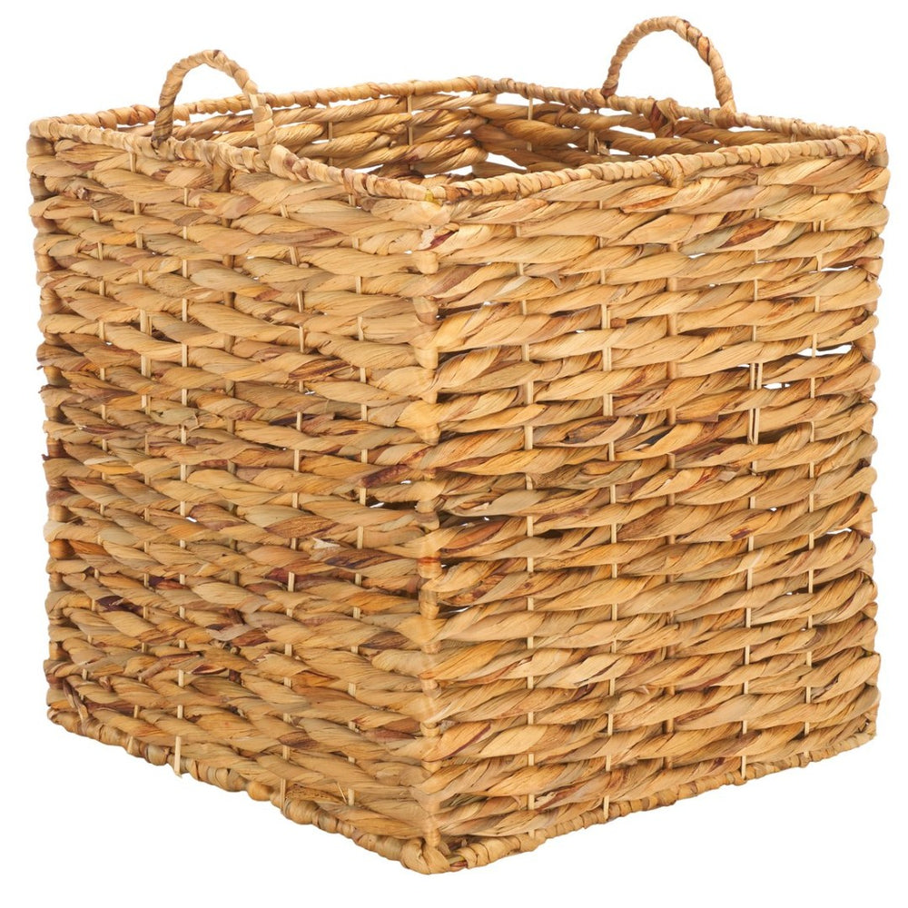 Safavieh Howell Set Of 3 Woven Baskets - Eco-Friendly Water Hyacinth For Stylish Home Organization & Decor STG1808A