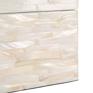 Safavieh Sabryna Set Of 2 Boxes Champagne Faux Mother Of Pearl Wood STG1810A