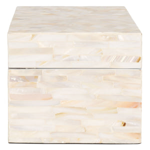 Safavieh Sabryna Set Of 2 Boxes Champagne Faux Mother Of Pearl Wood STG1810A