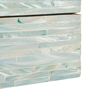 Safavieh Kallie Set Of 2 Boxes Blue / Grey Wood STG1812A