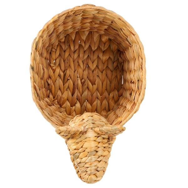 Safavieh Auroris Llama-Shaped Woven Basket - Eco-Friendly Water Hyacinth Storage For Playful Spaces & Decor STG1813A