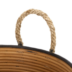 Safavieh Renley Natural Rattan Square Basket Set of Three for Stylish Home Organization STG1816A