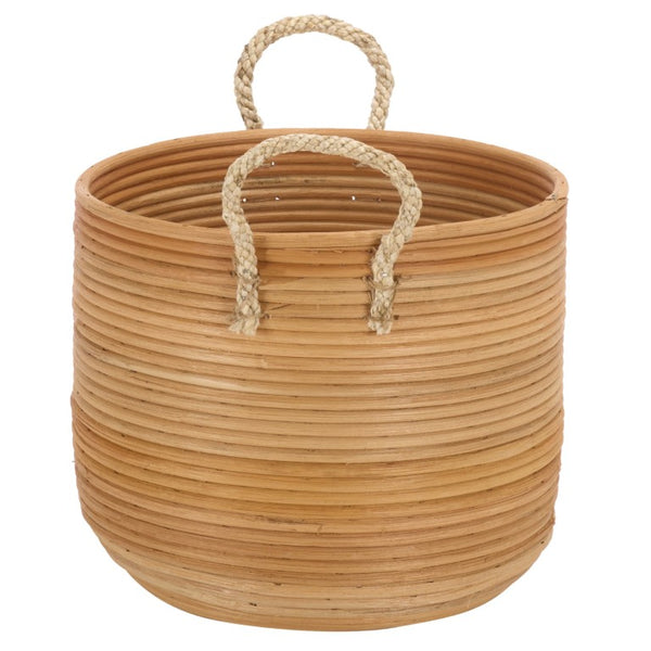 Safavieh Grenley Rattan Woven Square Storage Baskets Set of Three Graduated Earthy Boho Organizers Natural STG1817A