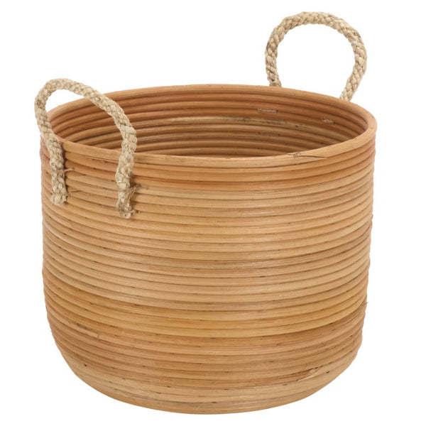 Safavieh Grenley Rattan Woven Square Storage Baskets Set of Three Graduated Earthy Boho Organizers Natural STG1817A