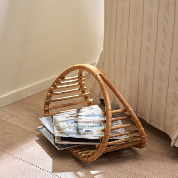 Safavieh Freyley Handcrafted Rattan Storage Baskets Set of 2 Nesting Boho Organizers STG1819A