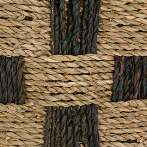 Safavieh Reiser Handwoven Seagrass Square Basket Organic Storage for Shelves and Entryway Decor STG1821A