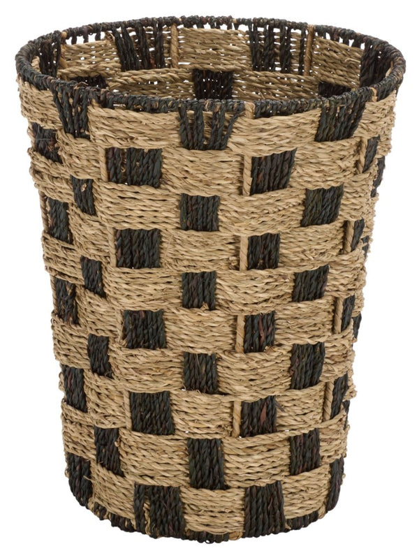 Safavieh Jarinda Seagrass Woven Square Storage Basket with Two Tone Organic Texture for Any Room STG1824A
