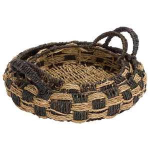 Safavieh Patro Seagrass Woven Square Storage Baskets Set of Two for Shelves and Home Decor STG1825A-SET2