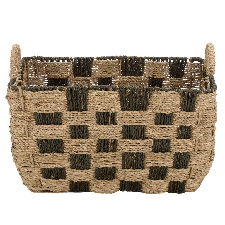 Safavieh Fillip Handwoven Seagrass Storage Baskets Set of 3 Graduated Sizes for Organized Living STG1826A-SET3