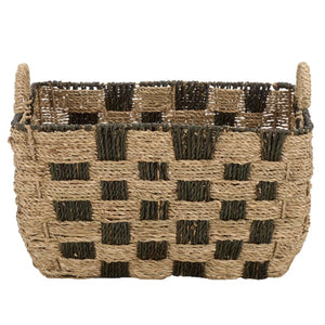 Safavieh Fillip Handwoven Seagrass Storage Baskets Set of 3 Graduated Sizes for Organized Living STG1826A-SET3