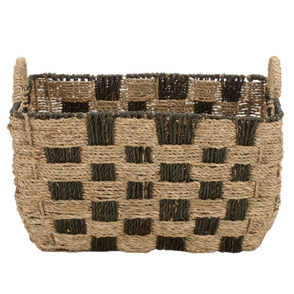 Safavieh Fillip Handwoven Seagrass Storage Baskets Set of 3 Graduated Sizes for Organized Living STG1826A-SET3