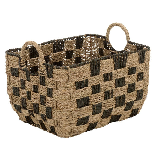 Safavieh Fillip Handwoven Seagrass Storage Baskets Set of 3 Graduated Sizes for Organized Living STG1826A-SET3