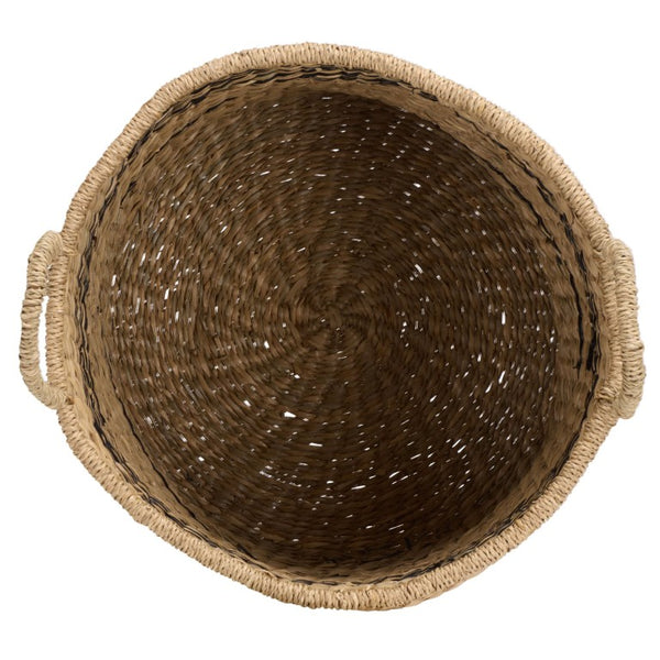 Safavieh Beris Seagrass Woven Nesting Basket Trio Handcrafted Square Storage for Any Room STG1827A-SET3