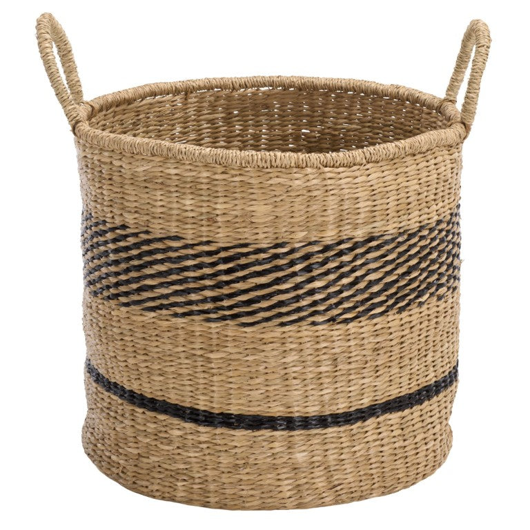 Safavieh Beris Seagrass Woven Nesting Basket Trio Handcrafted Square Storage for Any Room STG1827A-SET3