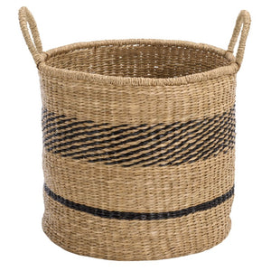 Safavieh Beris Seagrass Woven Nesting Basket Trio Handcrafted Square Storage for Any Room STG1827A-SET3
