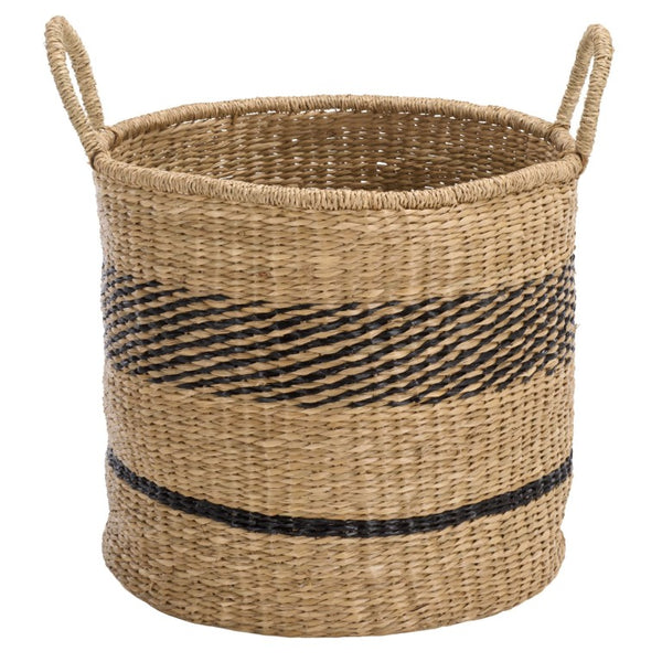 Safavieh Beris Seagrass Woven Nesting Basket Trio Handcrafted Square Storage for Any Room STG1827A-SET3