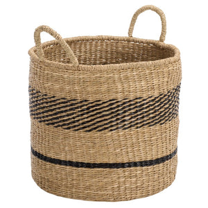 Safavieh Beris Seagrass Woven Nesting Basket Trio Handcrafted Square Storage for Any Room STG1827A-SET3