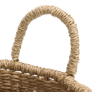 Safavieh Beris Seagrass Woven Nesting Basket Trio Handcrafted Square Storage for Any Room STG1827A-SET3