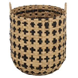 Safavieh Richy Handwoven Water Hyacinth Square Storage Baskets Bohemian Organizers Set of Two STG1829A-SET2