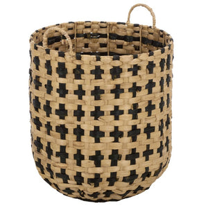 Safavieh Richy Handwoven Water Hyacinth Square Storage Baskets Bohemian Organizers Set of Two STG1829A-SET2