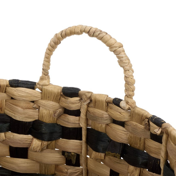 Safavieh Richy Handwoven Water Hyacinth Square Storage Baskets Bohemian Organizers Set of Two STG1829A-SET2