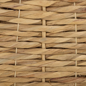 Safavieh Novik Woven Water Hyacinth Storage Baskets Set of Two with Linen Lining Boho Decor STG1831A-SET2