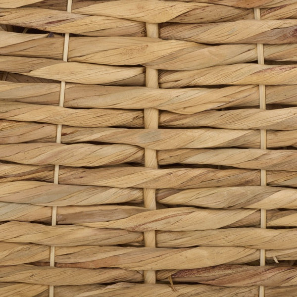 Safavieh Novik Woven Water Hyacinth Storage Baskets Set of Two with Linen Lining Boho Decor STG1831A-SET2