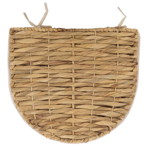 Safavieh Novik Woven Water Hyacinth Storage Baskets Set of Two with Linen Lining Boho Decor STG1831A-SET2