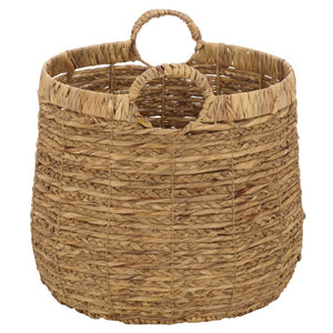 Safavieh Bucky Water Hyacinth Woven Storage Baskets Handcrafted Organic Texture Set of Two STG1832A-SET2