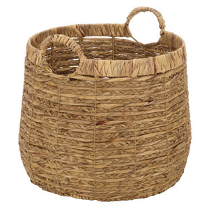 Safavieh Bucky Water Hyacinth Woven Storage Baskets Handcrafted Organic Texture Set of Two STG1832A-SET2