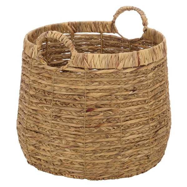 Safavieh Bucky Water Hyacinth Woven Storage Baskets Handcrafted Organic Texture Set of Two STG1832A-SET2