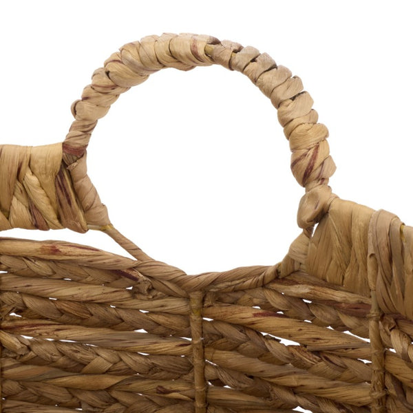 Safavieh Bucky Water Hyacinth Woven Storage Baskets Handcrafted Organic Texture Set of Two STG1832A-SET2
