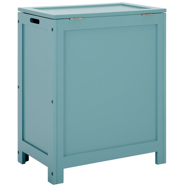 Haina Laundry Basket - Stylish Blue Organizer for Bedroom & Bath, Elegant Storage Solution for Clutter