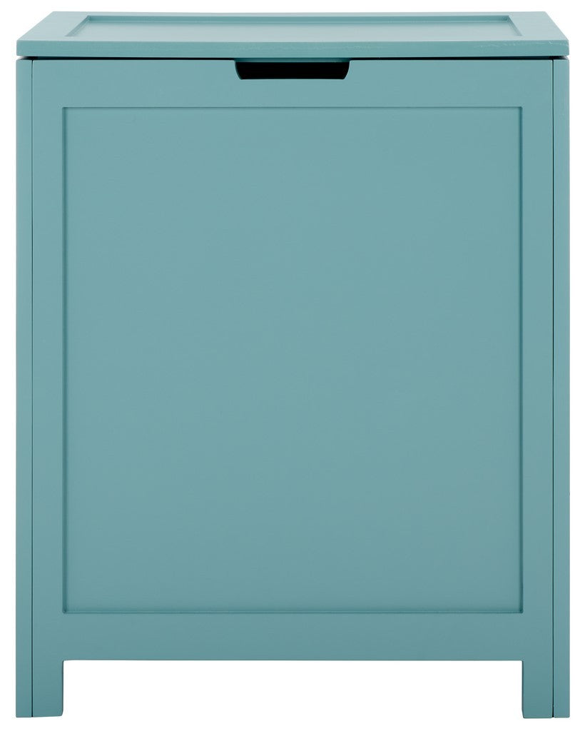 Haina Laundry Basket - Stylish Blue Organizer for Bedroom & Bath, Elegant Storage Solution for Clutter