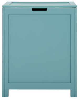 Haina Laundry Basket - Stylish Blue Organizer for Bedroom & Bath, Elegant Storage Solution for Clutter