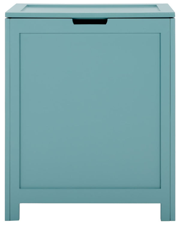 Haina Laundry Basket - Stylish Blue Organizer for Bedroom & Bath, Elegant Storage Solution for Clutter