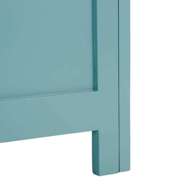 Haina Laundry Basket - Stylish Blue Organizer for Bedroom & Bath, Elegant Storage Solution for Clutter