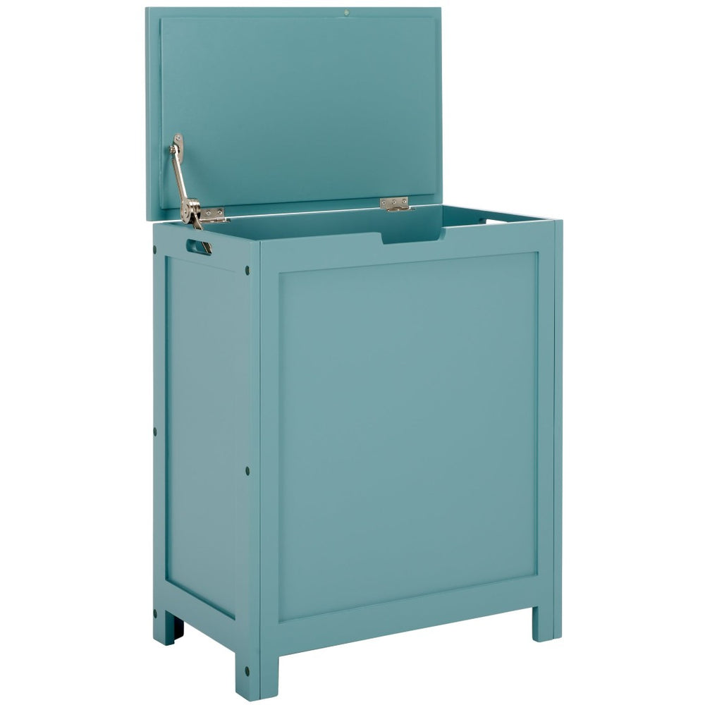Safavieh Haina Laundry Basket - Stylish Blue Storage Solution For Organizing Clothes, Linens, And Clutter STG1902A